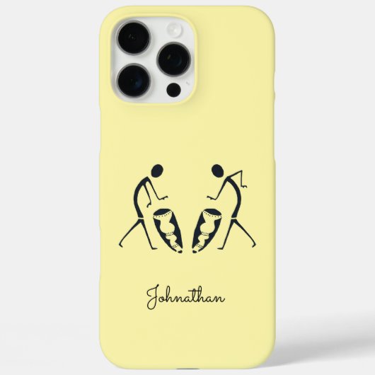 Personalisiert, afrikanisches Drumming iPhone/iPad Case-Mate iPhone Hülle (Rückseite)