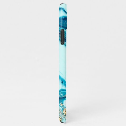 Personalisiert Agate Handwriting Name Trendy Moder iPhone Hülle (Rechte Seite)