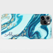 Personalisiert Agate Handwriting Name Trendy Moder iPhone Hülle (Rückseite (Horizontal))