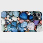 Personalisiert Agate Handwriting Name Trendy Moder iPhone Hülle (Rückseite (Horizontal))