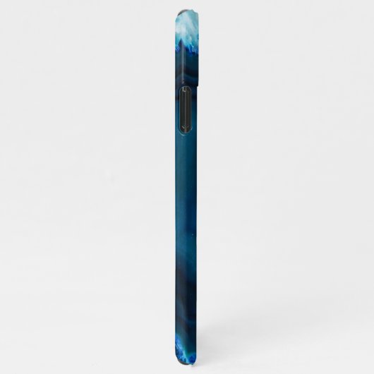 Personalisiert Agate Handwriting Name Trendy Moder iPhone Hülle (Rechte Seite)