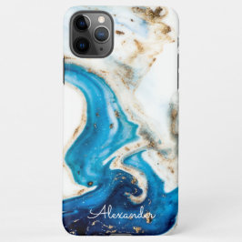 Personalisiert Agate Handwriting Name Trendy Moder iPhone 11Pro Max Hülle