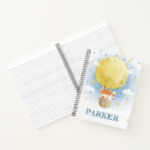 Personalisiert Air Balloon Stars Notizblock (Innenseite)