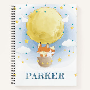 Personalisiert Air Balloon Stars Notizblock