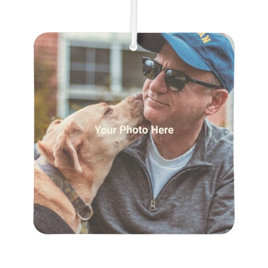 Personalisiert Air Freshener Autolufterfrischer (Vorderseite)