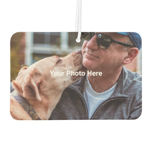 Personalisiert Air Freshener Autolufterfrischer (Rückseite)