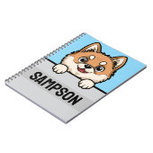 Personalisiert Akita Inu Individuelle Name Text Do Notizblock (Linke Seite)