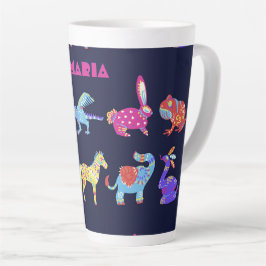 Personalisiert Alebrije Mexikanische Tiere Folk Ar Milchtasse