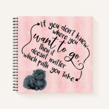 Personalisiert Alice Quote Gray Cheshire Cat
