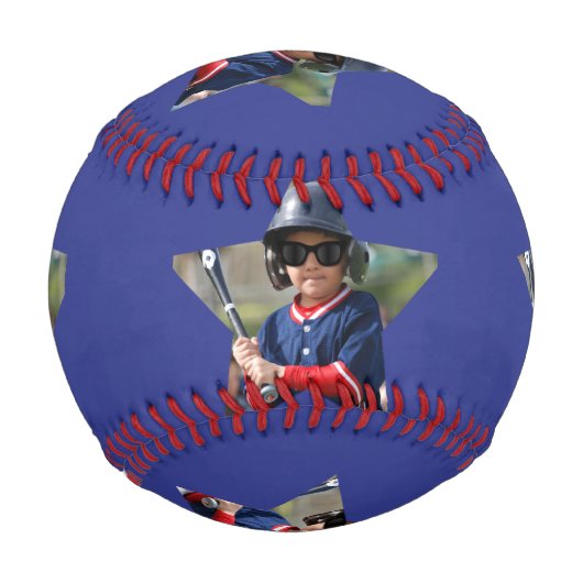 Personalisiert All Star Foto Baseball (Rückseite)