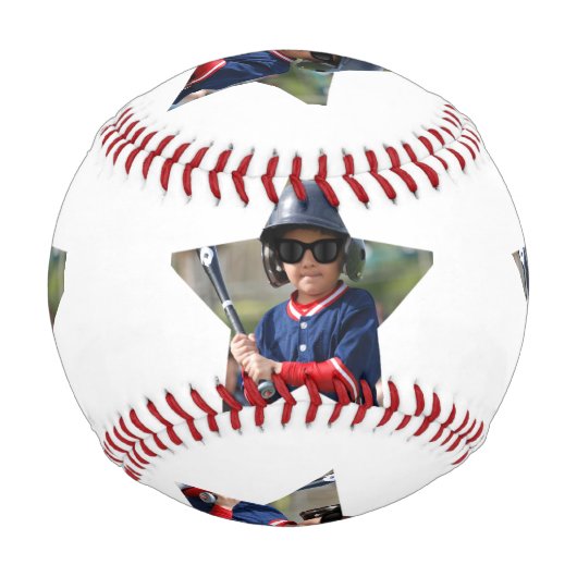 Personalisiert All Star Foto Baseball (Rückseite)