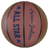 Personalisiert Alle Star Basketball (Vertikal)