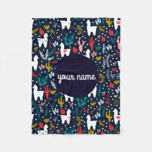 Personalisiert Alpaca Blanket Fleecedecke