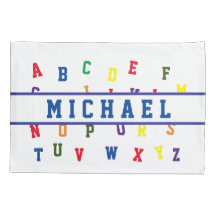 Personalisiert Alphabet Pillowcase