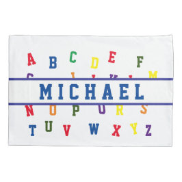 Personalisiert Alphabet Pillowcase Kissenbezug