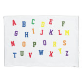 Personalisiert Alphabet Pillowcase Kissenbezug (Vorderseite)