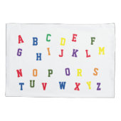 Personalisiert Alphabet Pillowcase Kissenbezug (Rückseite)