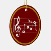 Personalisiert Alto Singer Musical Keramik Ornament (Rechts)