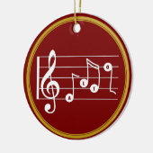 Personalisiert Alto Singer Musical Keramik Ornament (Links)