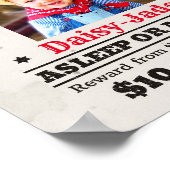 Personalisiert am Gewollt Poster Girl Boy Old West (Ecke)