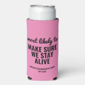 Personalisiert am wahrscheinlichsten zu funny Bach Selters Dosenkühler (Seltzer Vorderseite)