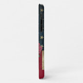 Personalisiert-American Blue Skull Case-Mate iPhone Hülle (Hinten/Links)