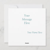 Personalisiert American Bobtail Kitten Feiertagskarte (Rückseite)