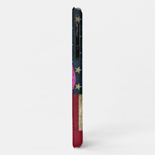 Personalisiert American Hippy Skull Case-Mate iPhone Hülle (Hinten/Links)