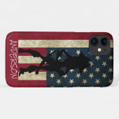 Personalisiert American Pirate Girl Case-Mate iPhone Hülle (Rückseite (Horizontal))