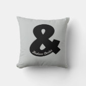 Personalisiert Ampersandkissen Kissen (Vorderseite)
