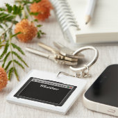 Personalisiert-Amplifier-Illustration für Musiker Schlüsselanhänger (Vorderseite rechts)