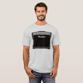 Personalisiert-Amplifier-Illustration für Musiker T-Shirt (Vorne ganz)