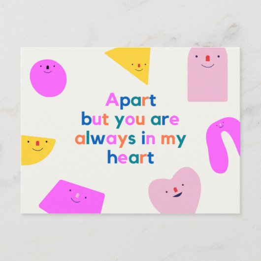 Personalisiert - an Oma/Opa Postkarte (Vorderseite)