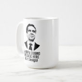 Personalisiert Andrew Cuomo Kaffeetasse (Vorderseite Links)