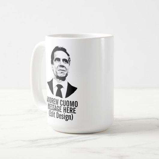 Personalisiert Andrew Cuomo Kaffeetasse (Vorderseite Links)