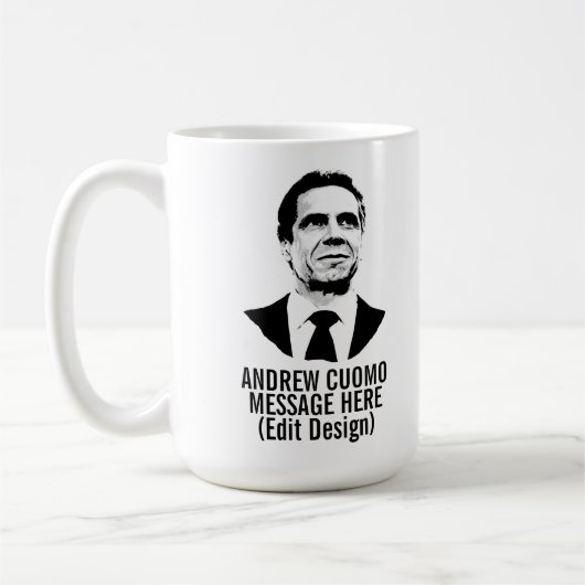 Personalisiert Andrew Cuomo Kaffeetasse (Links)