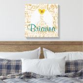 Personalisiert Angel Wings Leinwanddruck (Insitu (Schlafzimmer))