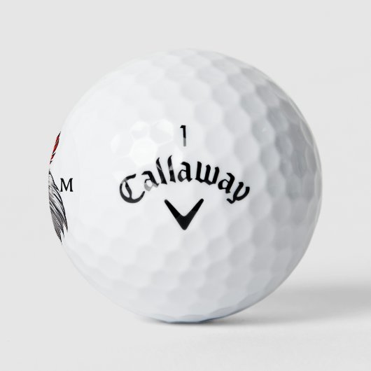 Personalisiert Angry Rooster Callaway Golf Balls Golfball (Logo)