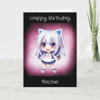 Personalisiert Anime Girl | Innere Farbseite