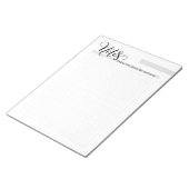 Personalisiert, Anmerkungen vom Schreibtisch - Not Notizblock (angewinkelt)