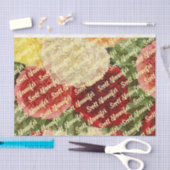 Personalisiert antike Vintage Rosa Rosen Seidenpapier (Handwerk)