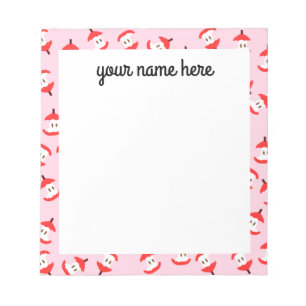 Personalisiert Apple Core Notepad Notizblock