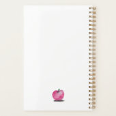 Personalisiert Apple Watercolor Danke, dass Sie Le Planer (Rückseite)