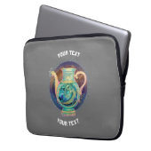 PERSONALISIERT Aquarius ZODIAC SIGN Laptopschutzhülle (Vorderseite Links)
