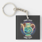 PERSONALISIERT Aquarius ZODIAC SIGN Schlüsselanhänger (Vorderseite)