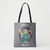 PERSONALISIERT Aquarius ZODIAC SIGN Tasche (Vorderseite)