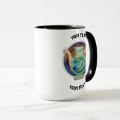 PERSONALISIERT Aquarius ZODIAC SIGN Tasse (VorderseiteRechts)