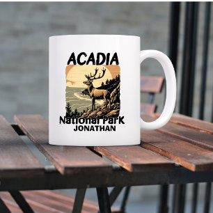 Personalisiert Arcadia National Park Camping Kaffeetasse