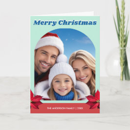 Personalisiert Arch Family One Foto Modernes Haus Karte