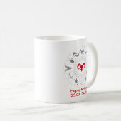 Personalisiert Aries Zodiac Geburtstagsgeschenk Kaffeetasse (VorderseiteRechts)